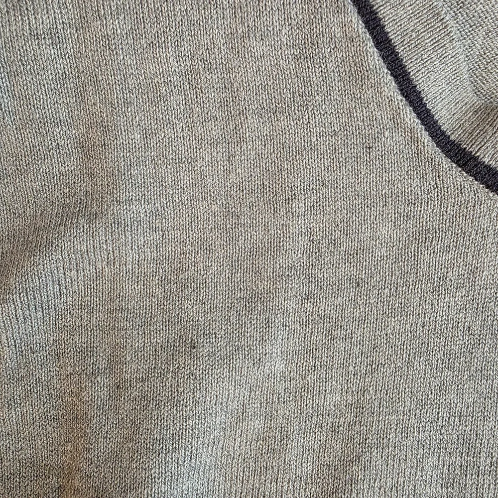 Banana Republic Mens Silk V Neck Sweater XL Gray‎ Cotton Cashmere Preppy Luxury